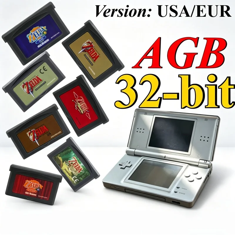GBA-Spielkassette 32-Bit-Videospielkonsole Spielkarte Link To The Past Awakening DX Minish Cap Classic Boutique Collection Image