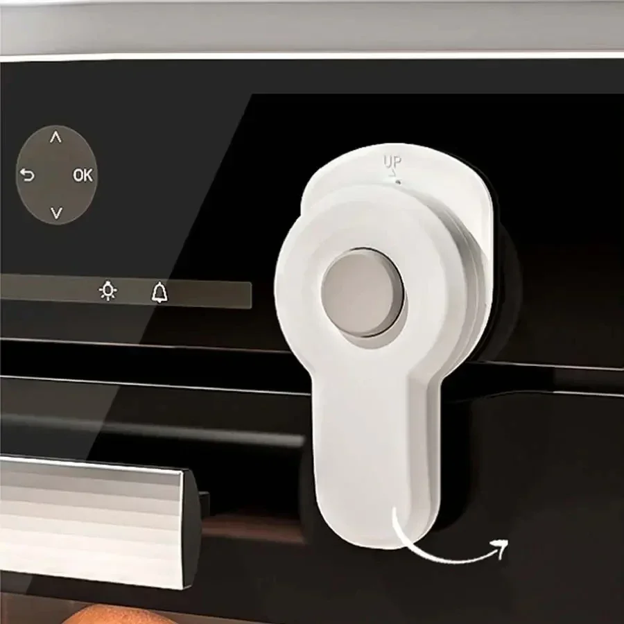 1/3 pièces Verrou de sécurité enfant pour four de cuisine, micro-ondes et autres appareils électroménagers, avec boucle anti-ouverture et fixation pour la protection des enfants