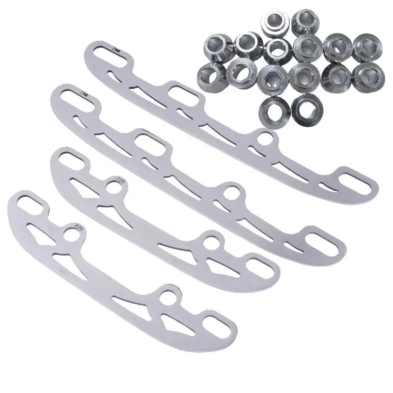 Eislaufen-Klingen-Set aus Edelstahl, Inline-Eiskunstlauf-Klingen, Ersatz für Skate-Schuhe, Größen 220/253/290 mm