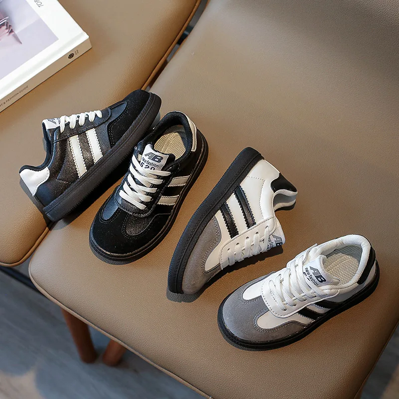 Herbstliche Sportschuhe mit weicher Sohle und Rebound-Effekt für Kinder – Atmungsaktive Laufschuhe, Skateschuhe, Freizeitschuhe für Jungen und Mädchen, Schülerschuhe