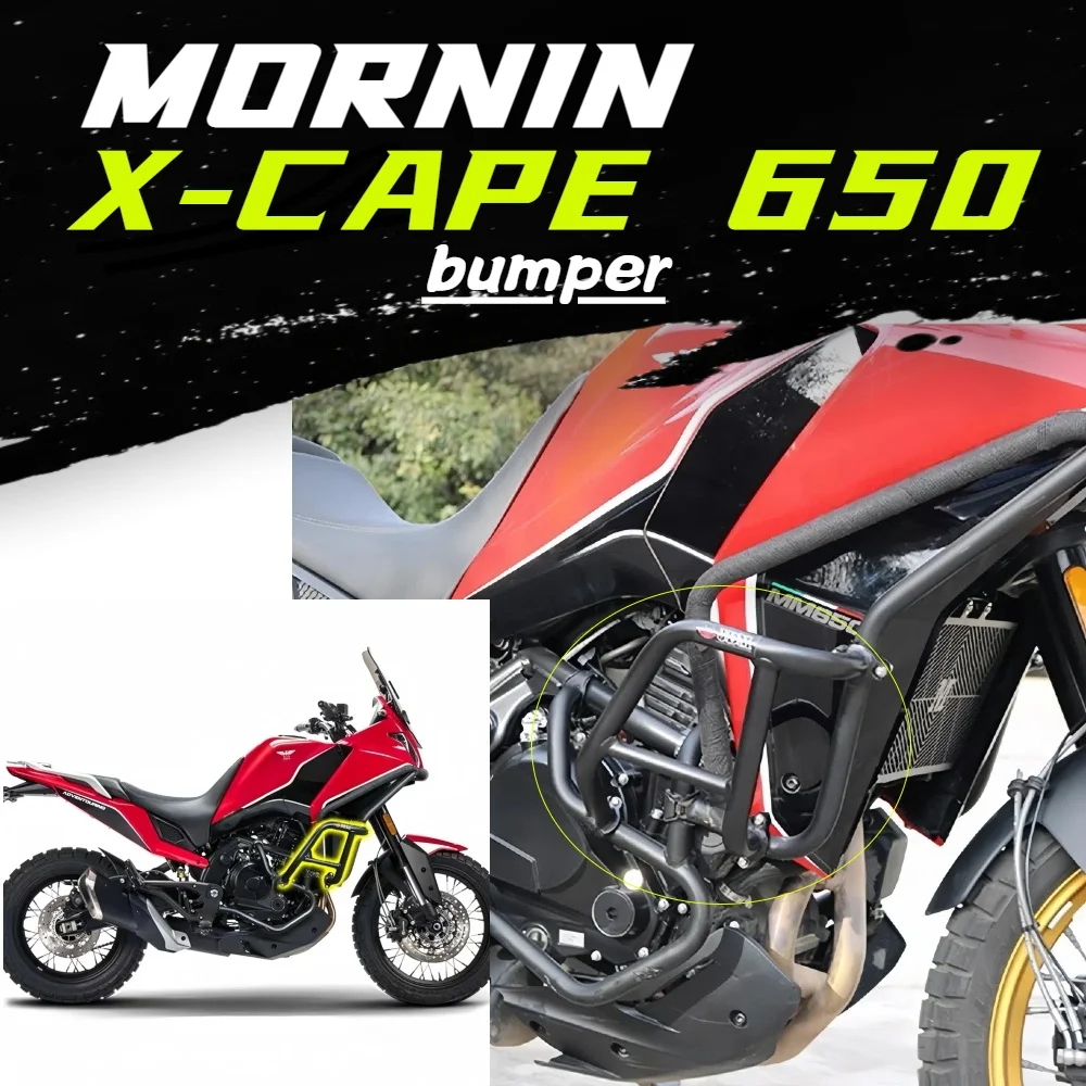 Pour Morini X-CAPE 650 barre de protection assurance barre anti-chute accessoires de moto plaque de protection du moteur pare-chocs barre anti-collision
