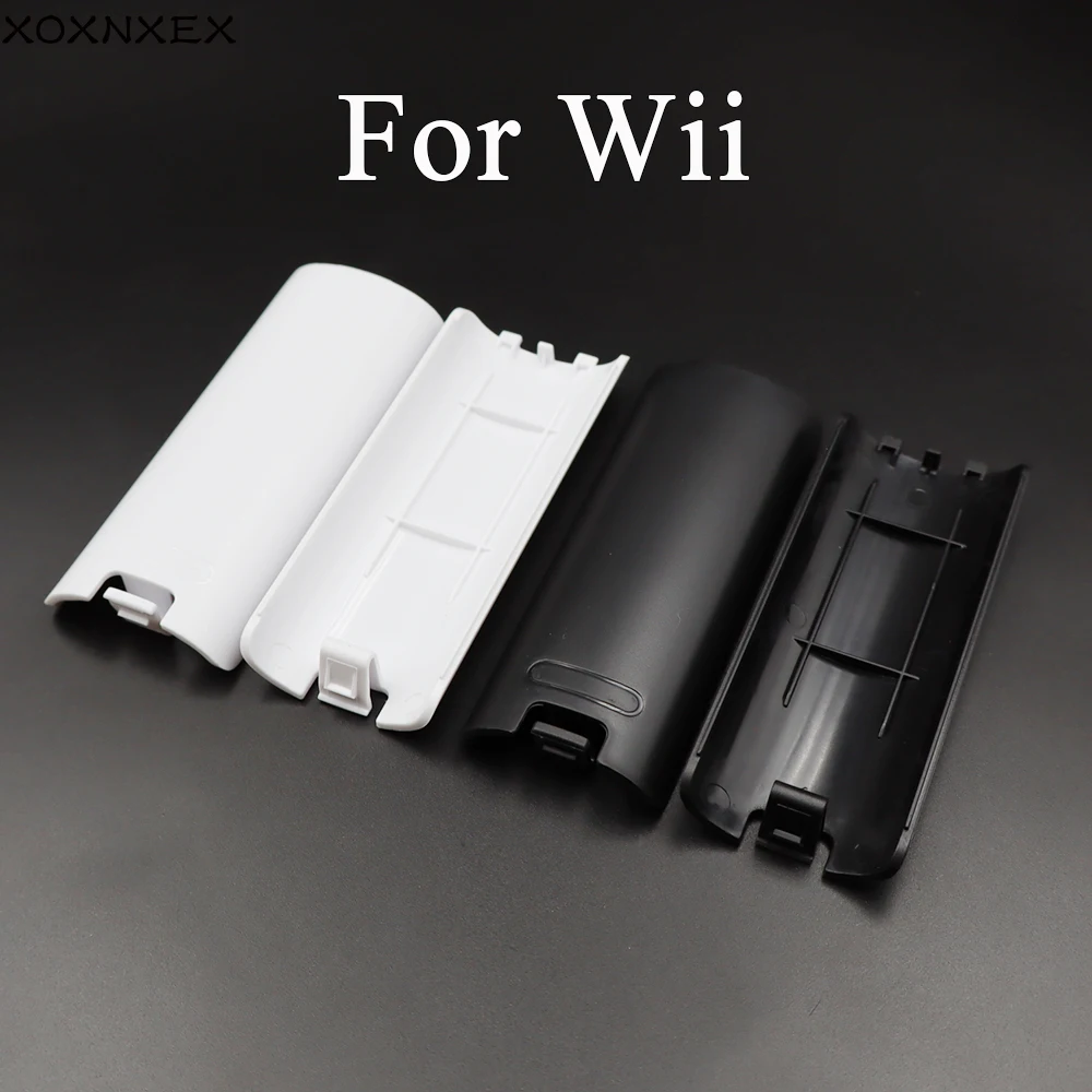 5PCS Weiß Schwarz Batterie Zurück Abdeckung Shell Fall für Wii Fernbedienung Image