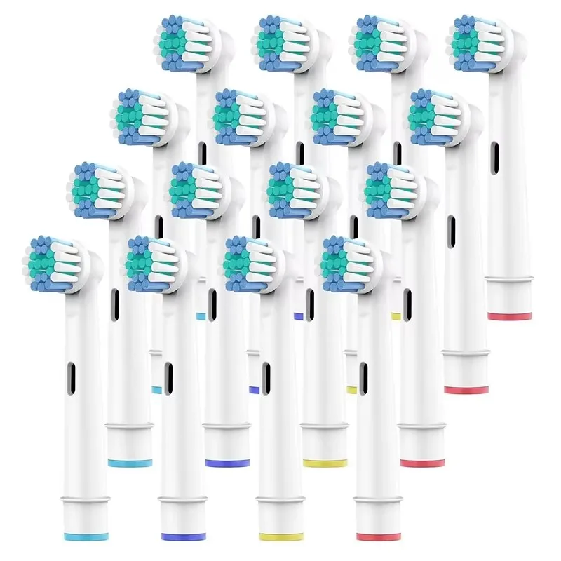 4/12/16/20 Stück Ersatzbürstenköpfe für elektrische Zahnbürsten, kompatibel mit Oral-B Braun Professional – Zahnpflege mit weichen Borsten Image