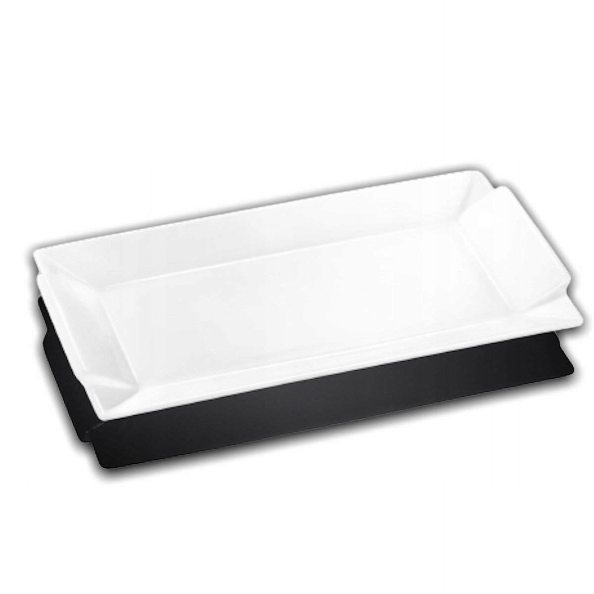 Wilmax England Wilmax Servierplatte 40 x 20 cm aus Porzellan, Weiß WL-992648/A Image
