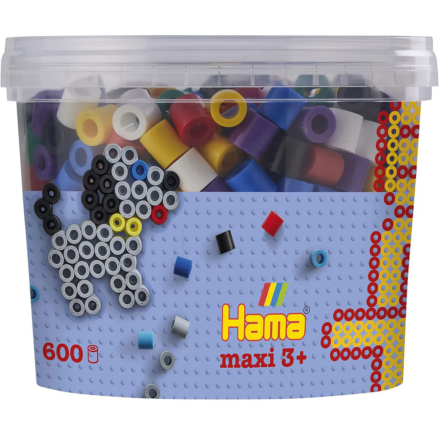 Hama Bügelperlen-Mix Grundfarben, Maxi-Perlen Image