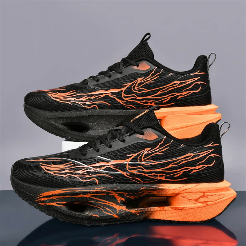Sports Shoes for Men, Lightweight Hiking Shoes, Breathable Mesh Running Shoes for Women, Non-Slip Sports Running Shoes, Competitive Training Shoes, Fashionable Student Running Shoes for Men and Women,