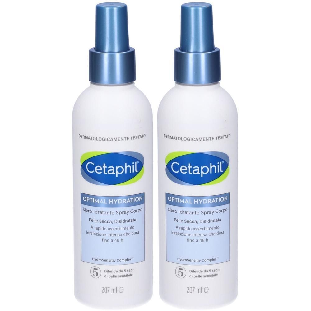 Cetaphil Optimal Hydration Siero Idratante Spray Corpo 2x207 ml
