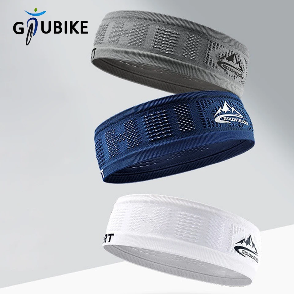 GTUBIKE Kühlendes, dehnbares Visier, Unisex-Schweißband für Damen und Herren, kein Slip-Band, leicht, Leistung, Laufen, Sonnenschutz Image