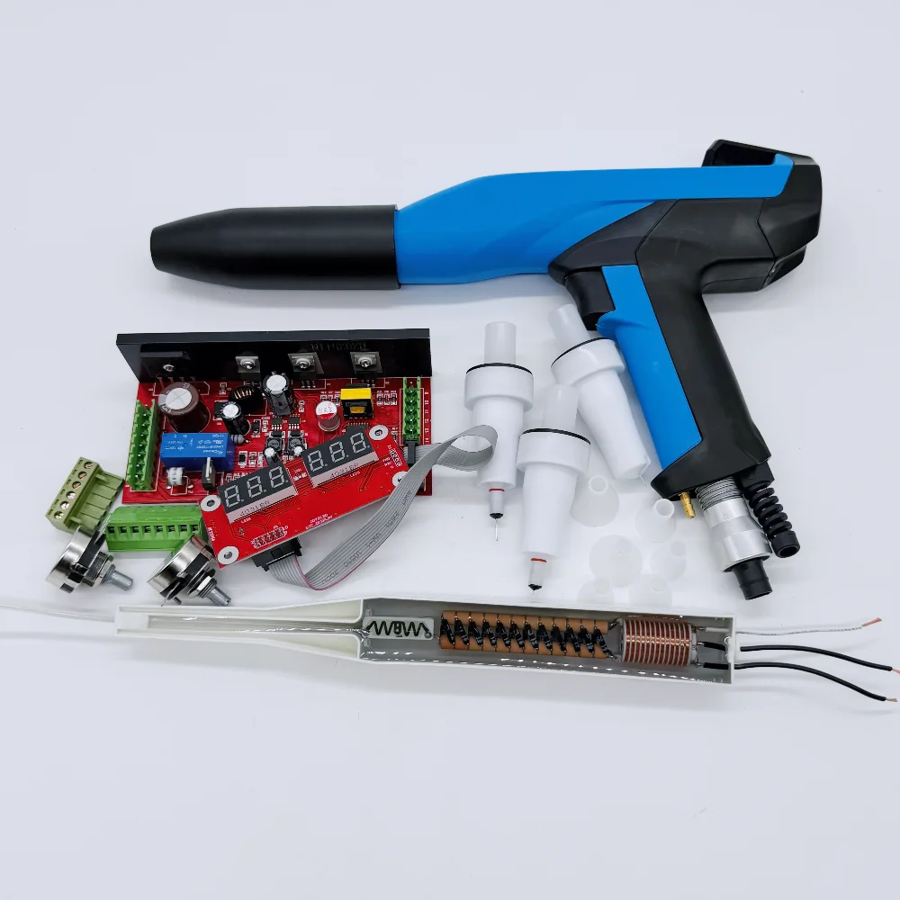 Pulverbeschichtungspistolen-Gehäuse mit Kaskaden- und Steuerplatine (PCB) für Pulverbeschichtungsanlagen Image