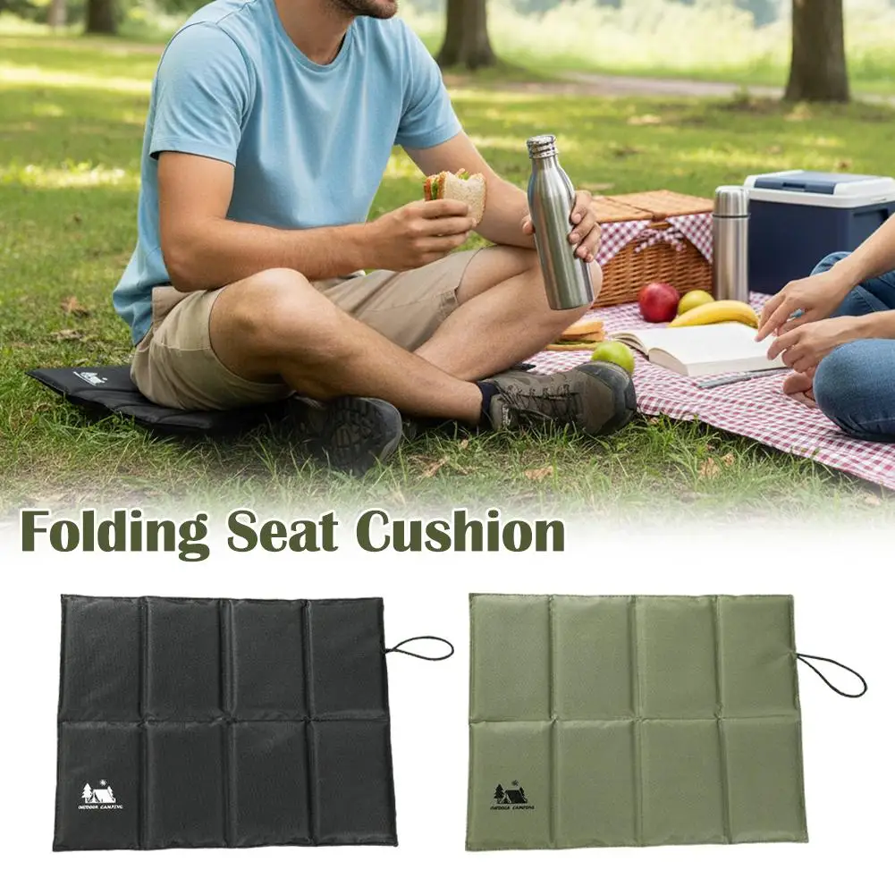 Outdoor Picknick Camping Matte Strand Sitzkissen Wasserdichte Faltmatte Feuchtigkeitsbeständiges und Wärmeisolierendes Kissen Faltbares Kissen