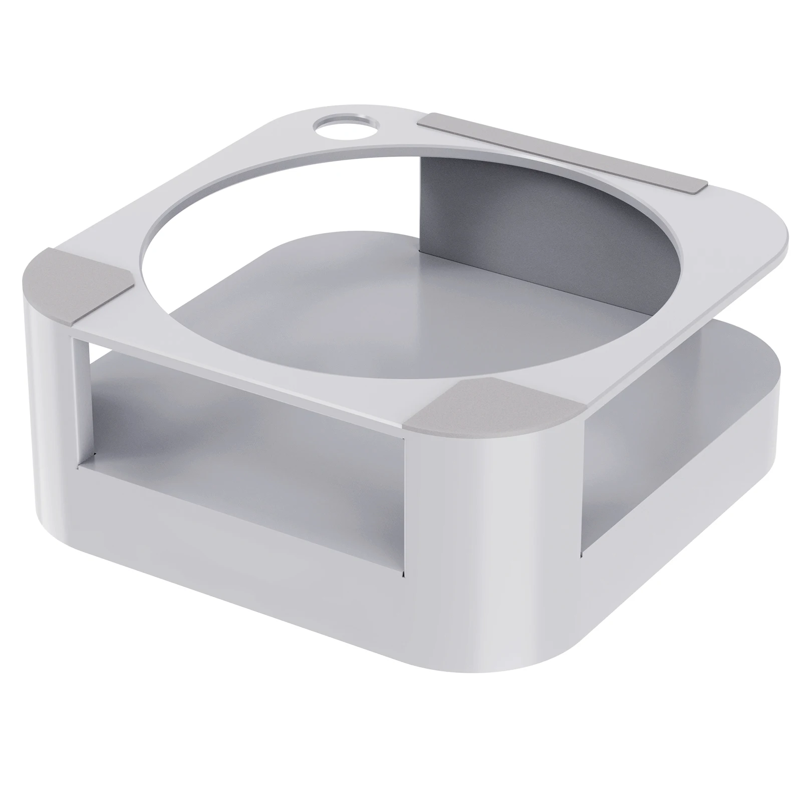 Mac mini Desktop-Ständer für Mac Mini M4 /M4 Pro 2024 Wärmeableitender Aluminium-Halter Dock Kühlhalterung Zubehör Image