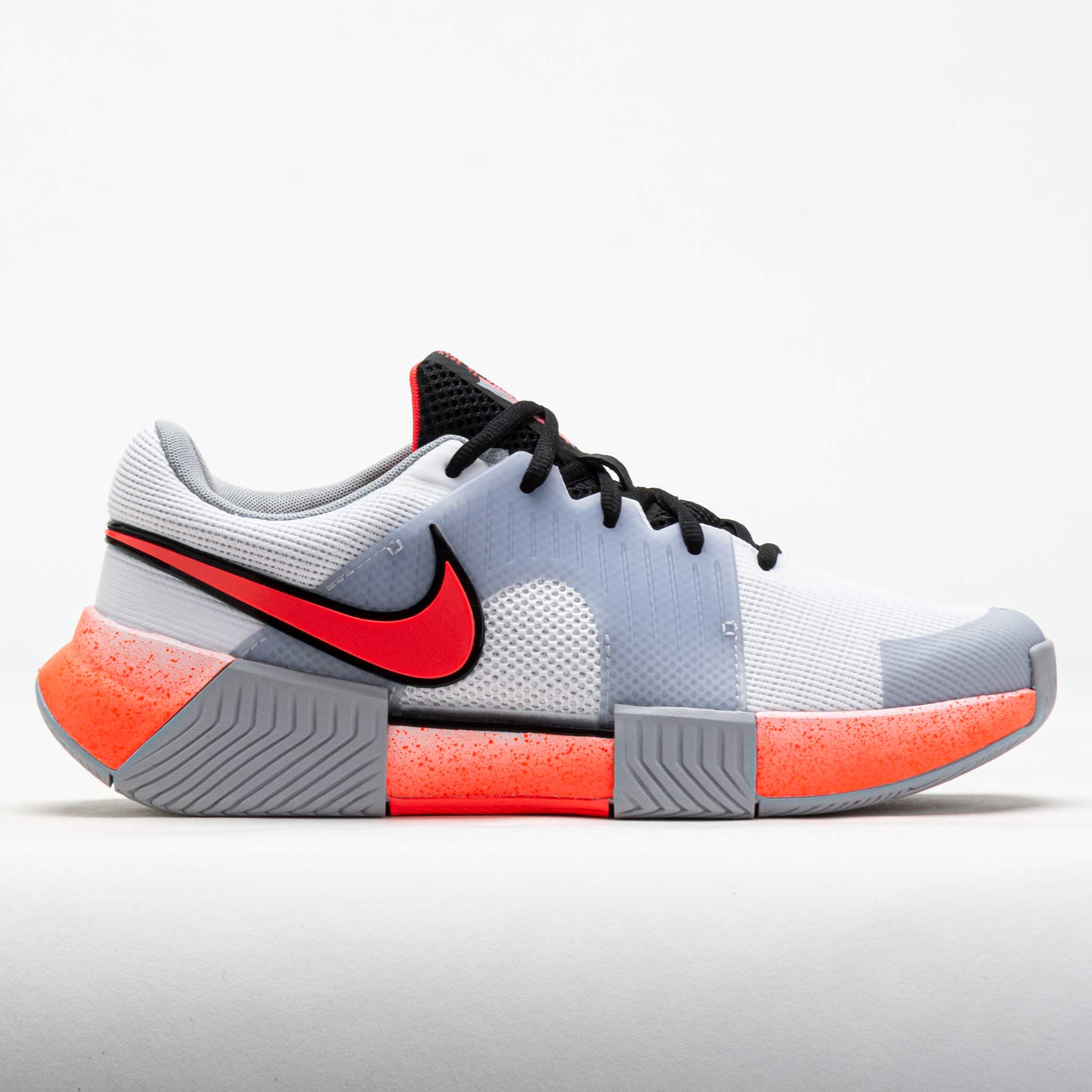 Nike GP Challenge 1 Premium Women's Tennis Shoes White/Hot Lava/Wolf Grey - Nike
