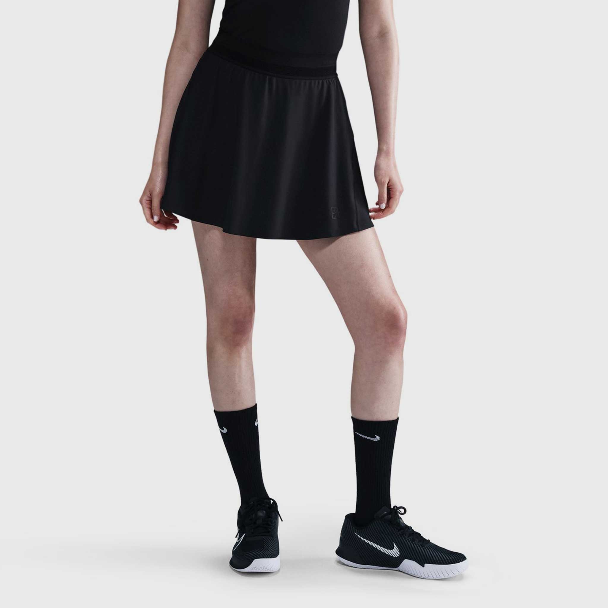 Nike Dri-Fit Advantage Ace 13" Tennis Skirt Women's Tennis Apparel Black/Black