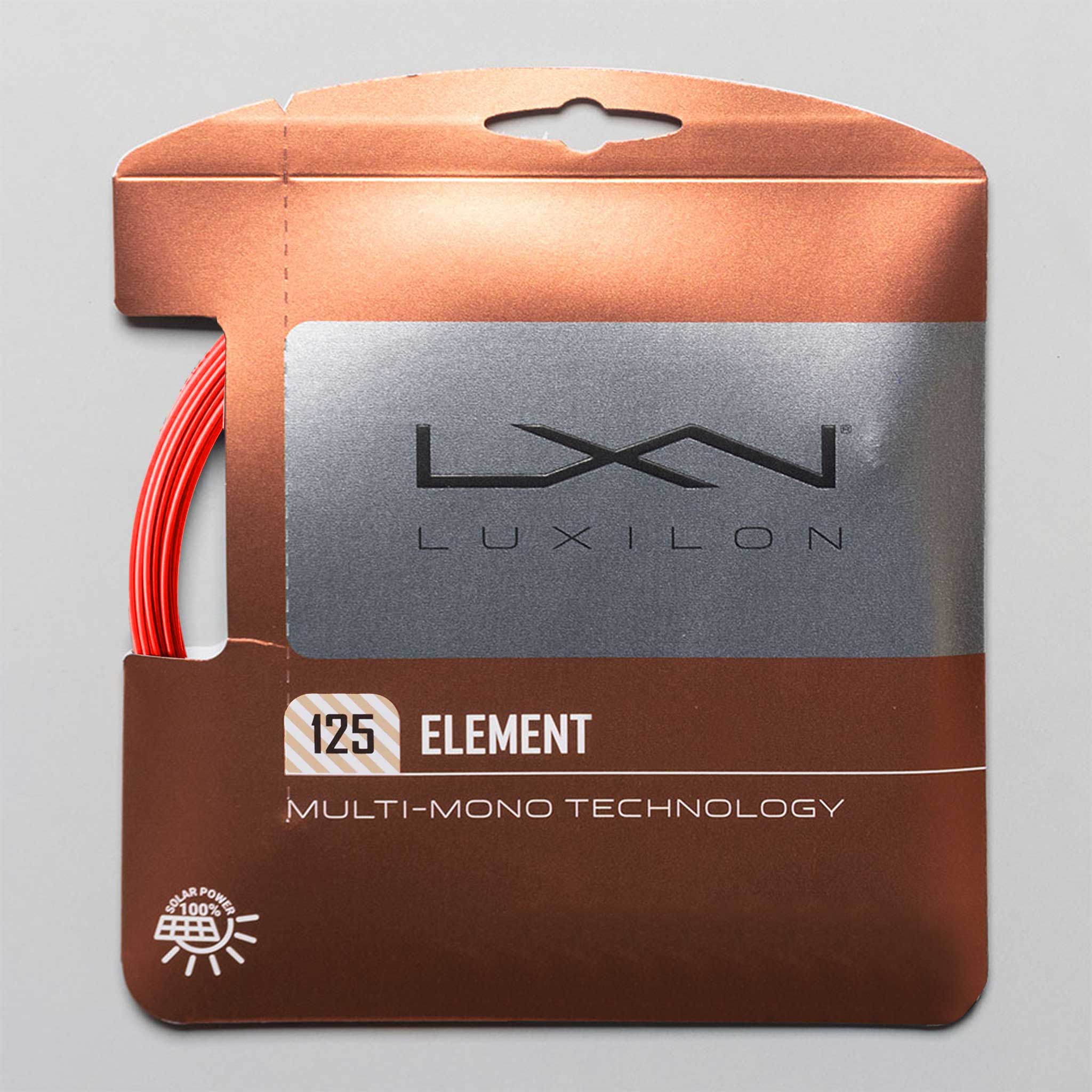 Luxilon Element 17 (1.25) Tennis String Packages Red