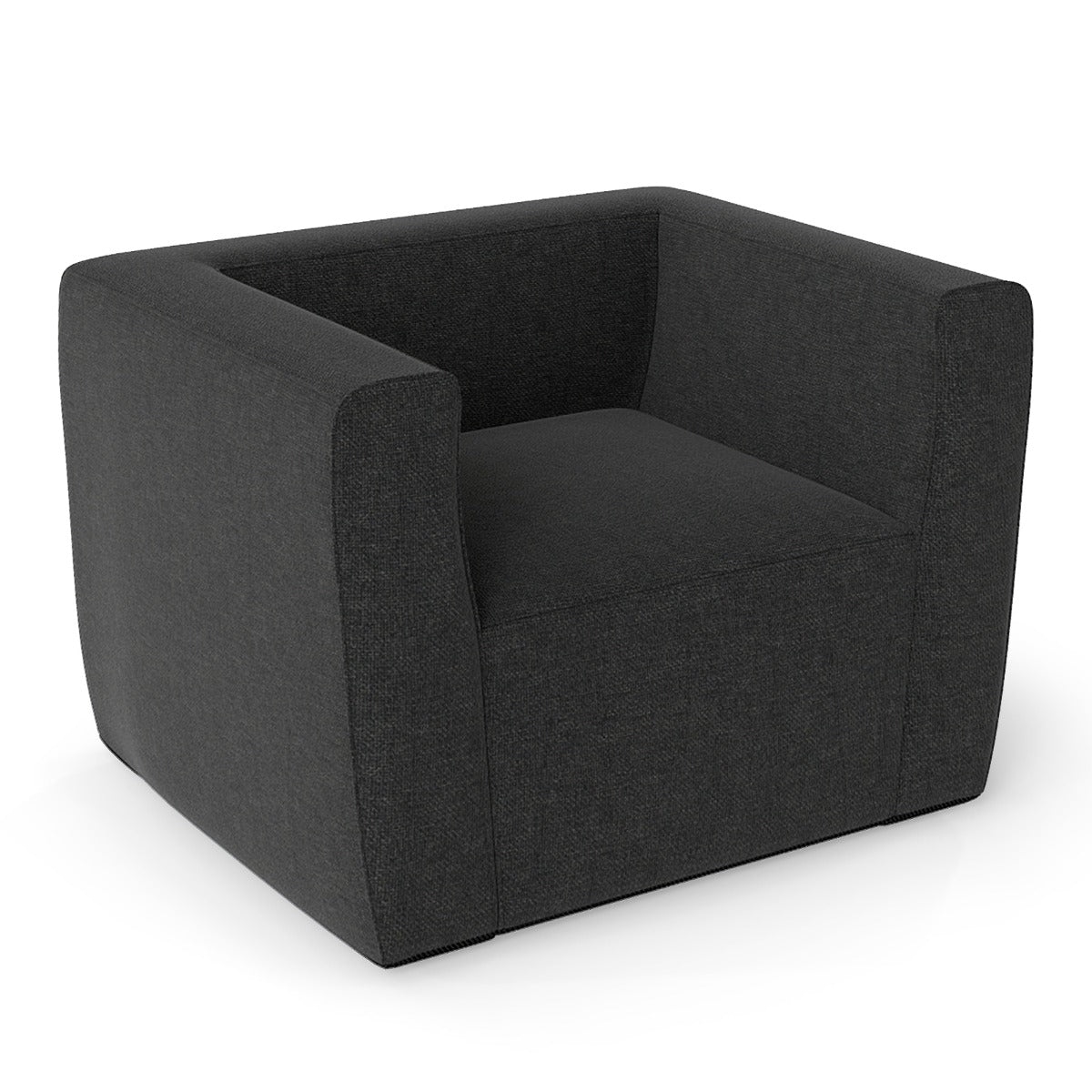 Helloshop26 - Tragbares aufblasbares Sofa 104 x 81 x 67 cm geräumige Sitzfläche und breite Armlehnen modernes Design graues PVC 20_0018240 Image