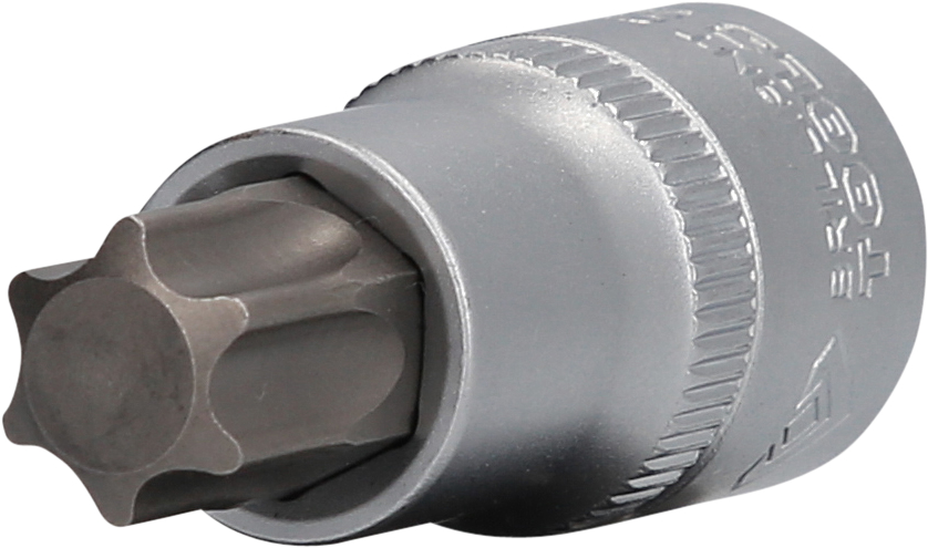 BRILLIANT TOOLS Steckschlüsseleinsatz 1/2 Torx-Bit-Stecknuss, 55 lang, T60 BT022978