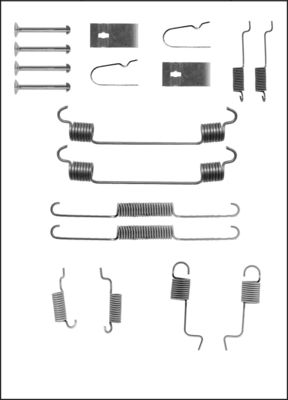 TRISCAN Zubehörsatz, Bremsbacken 8105502555 Image