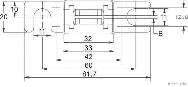 HERTH+BUSS ELPARTS Sicherung 50295292 Image