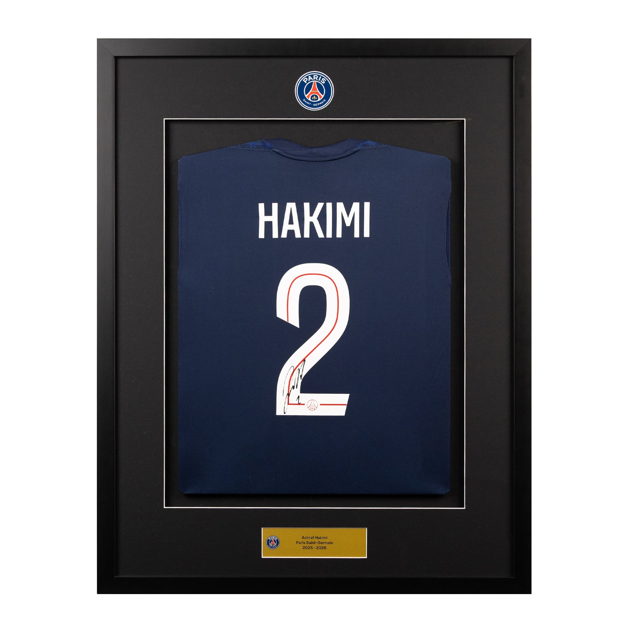 PSG 25/26 Signiertes Heimtrikot - Hakimi