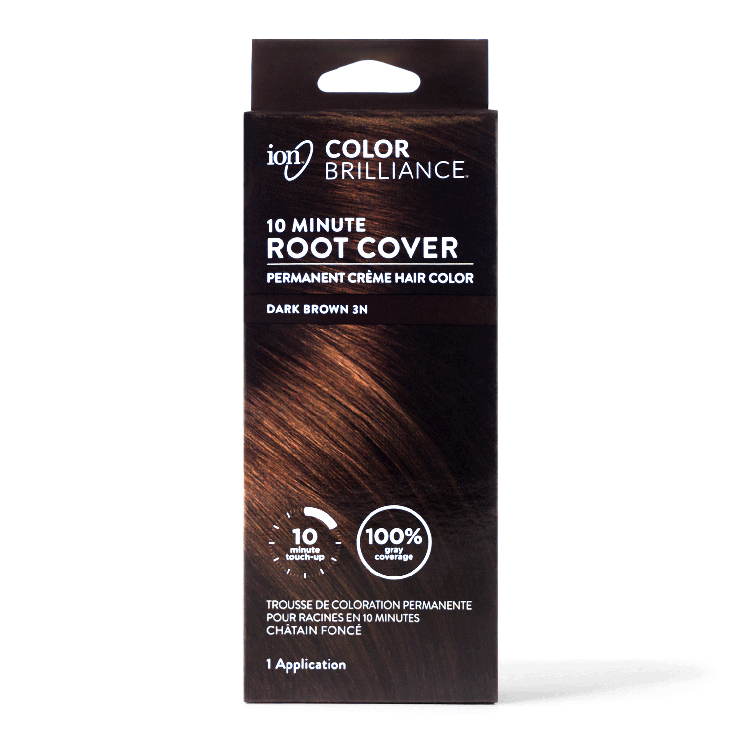 Ion Dark Brown 10 Minute Root Cover Permanent Creme Color