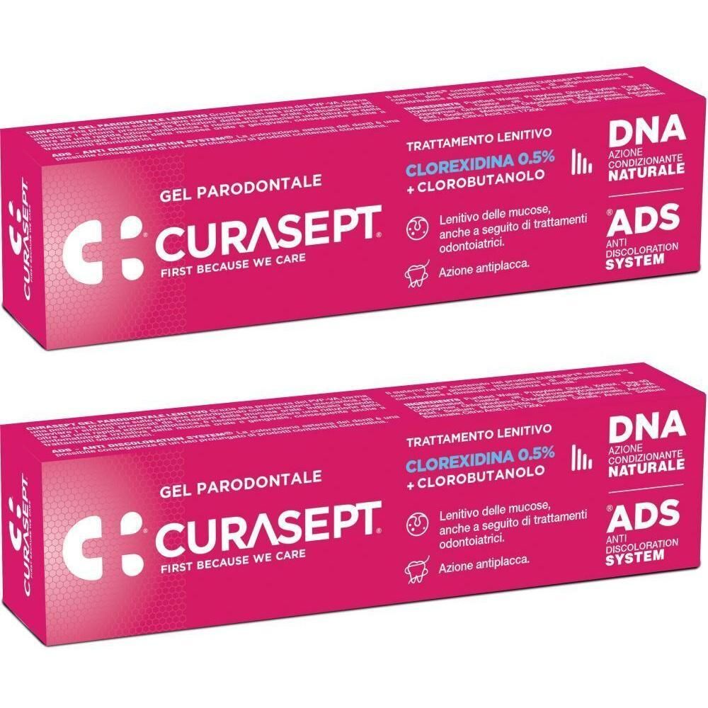 Curasept Gel Parodontale Ads Dna Trattamento Lenitivo 2x30 ml