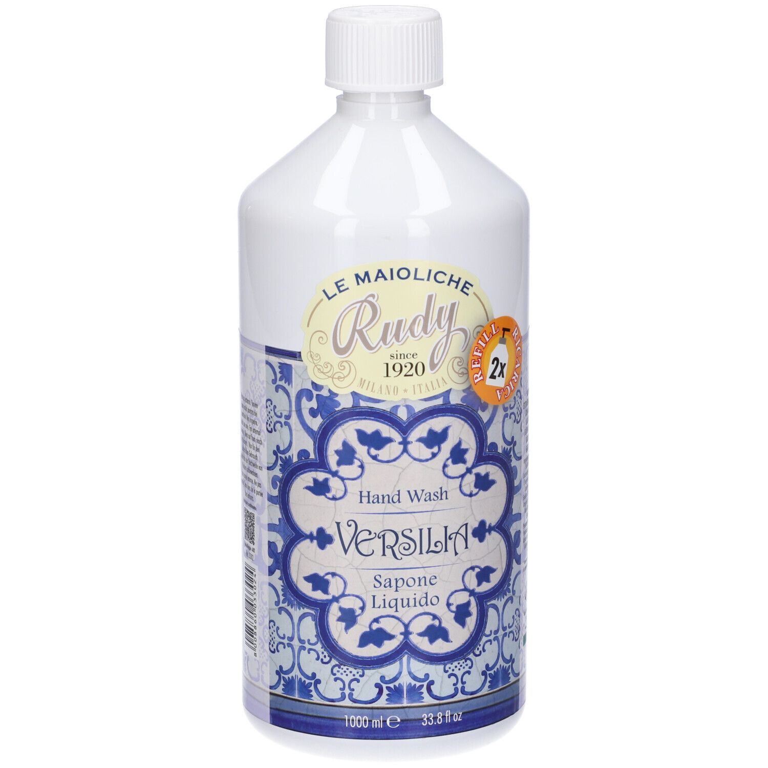 Rudy Profumi Maioliche Ricarica Sapone Liquido Mani Linea Versilia 100