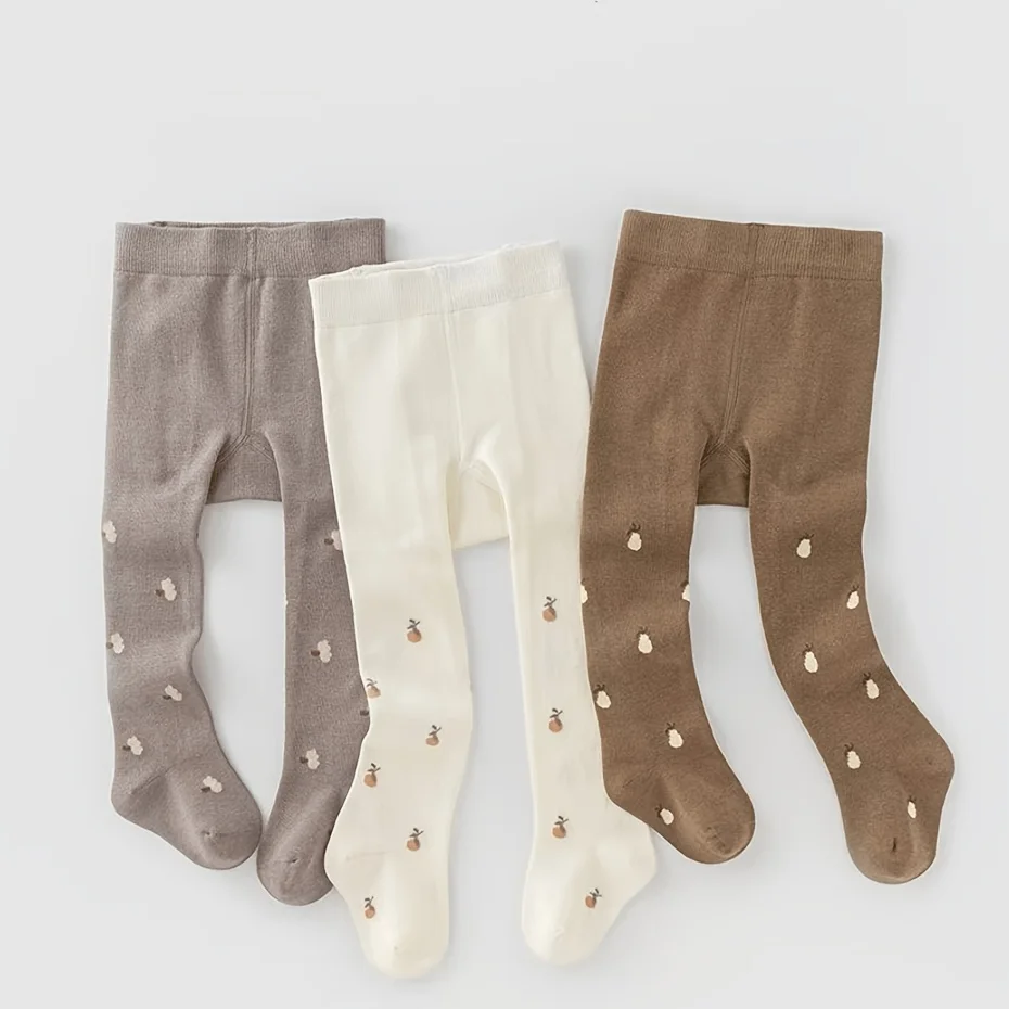 Lot de 3 leggings pour bébés, sous-vêtements, pantalons pour nourrissons, collants pour bébés, vêtements de base pour bébés