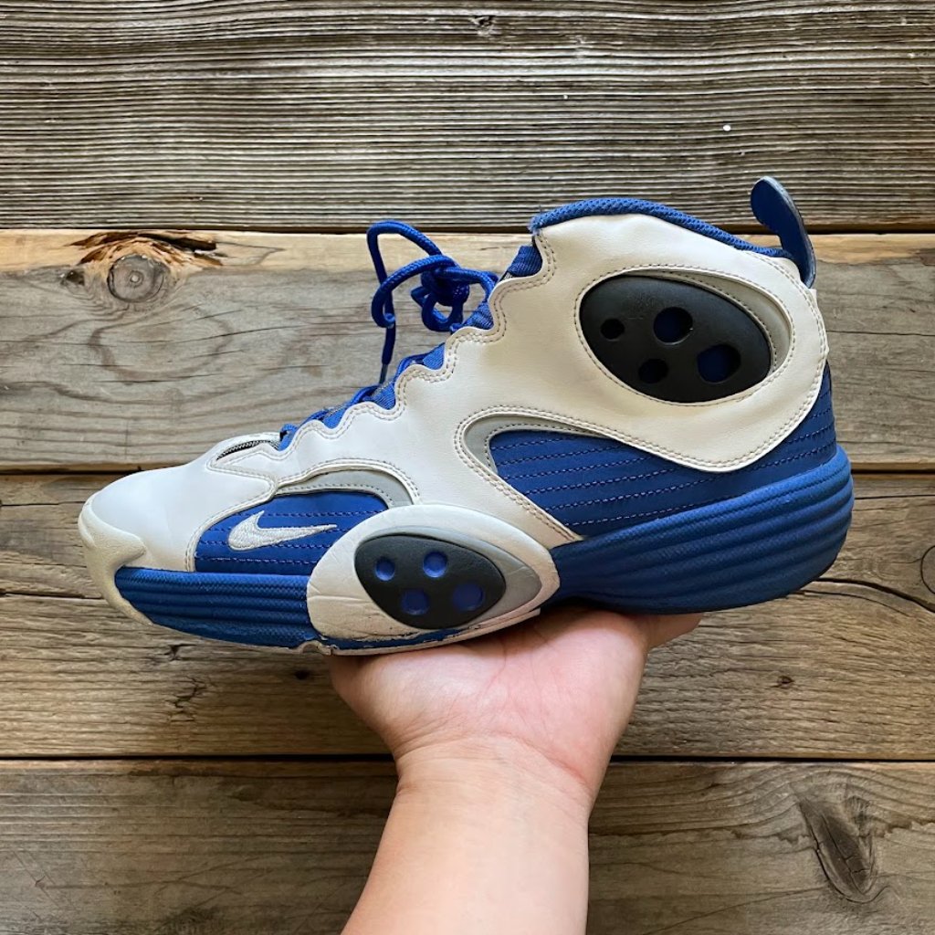 Nike Shoes | Men 2012 Nike Air Flight One Orlando Penny Hardaway Basketball Sneakers Shoes | Color: Black/Blue/White | Size: 11