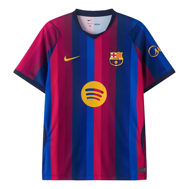 Maillot de football domicile Nike Barcelone 2026 pour homme, manches courtes, respirant, pour entraînement et match II1872-683