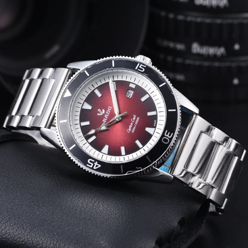 Klassische Neue Topseller AAA Rado Original Markenuhren für Herren Klassische Multifunktions-Quarzuhr Luxuriöse Business AAA Herrenuhren Image