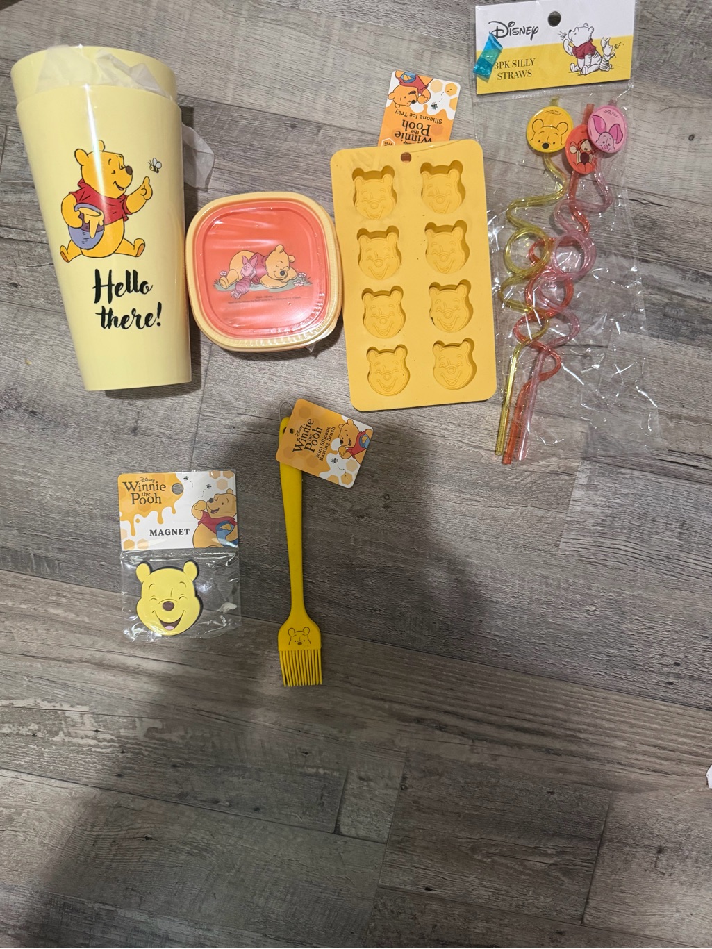 Disney Party Supplies | Disney Winnie The Pooh Yellow Party Tableware Collection | Color: Yellow | Size: Os