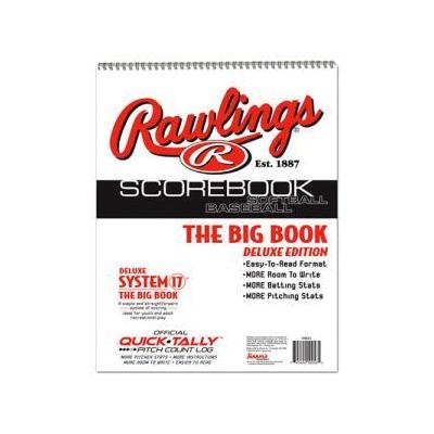 Rawlings 17SBDLX Deluxe Scorebook for Baseball or Softball
