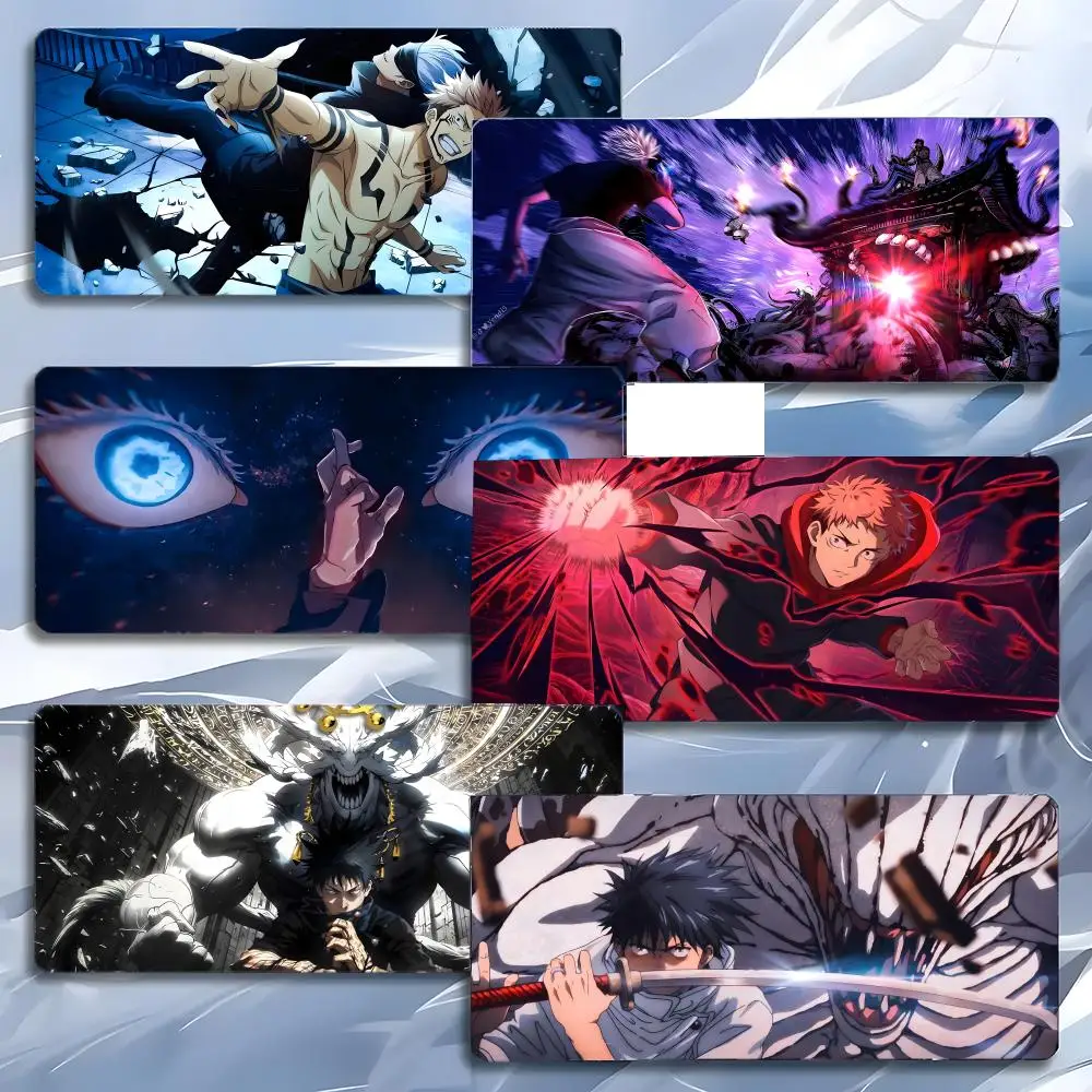 Anime Supernatural J-Jujutsu K-Kaisen Mauspad, großes Gaming-Mauspad mit LockEdge, verdickte PC-Tisch-Schreibtischunterlage Image