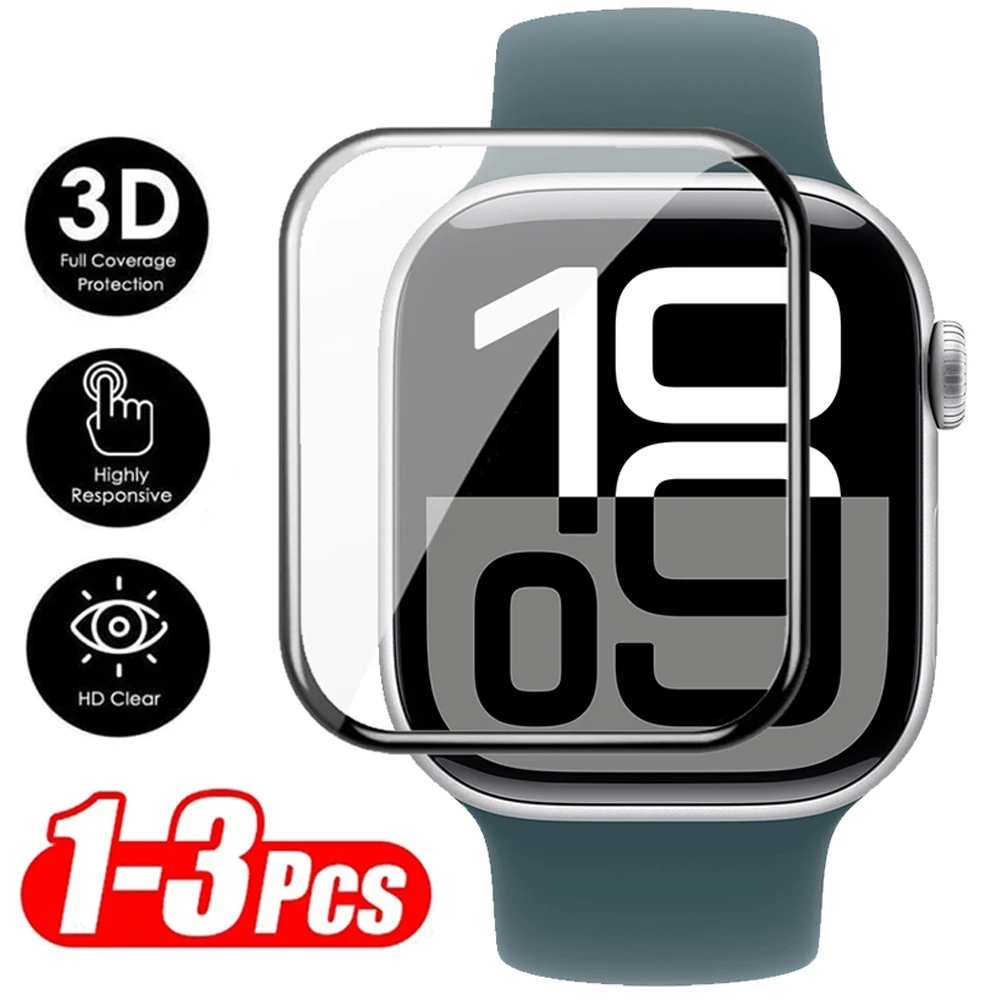 Displayschutzfolie für Apple Watch Series 11 10 9 8 SE3 46mm 42mm 41mm 45mm 40mm 44mm Folienzubehör für iWatch Ultra 3 2 1 49mm