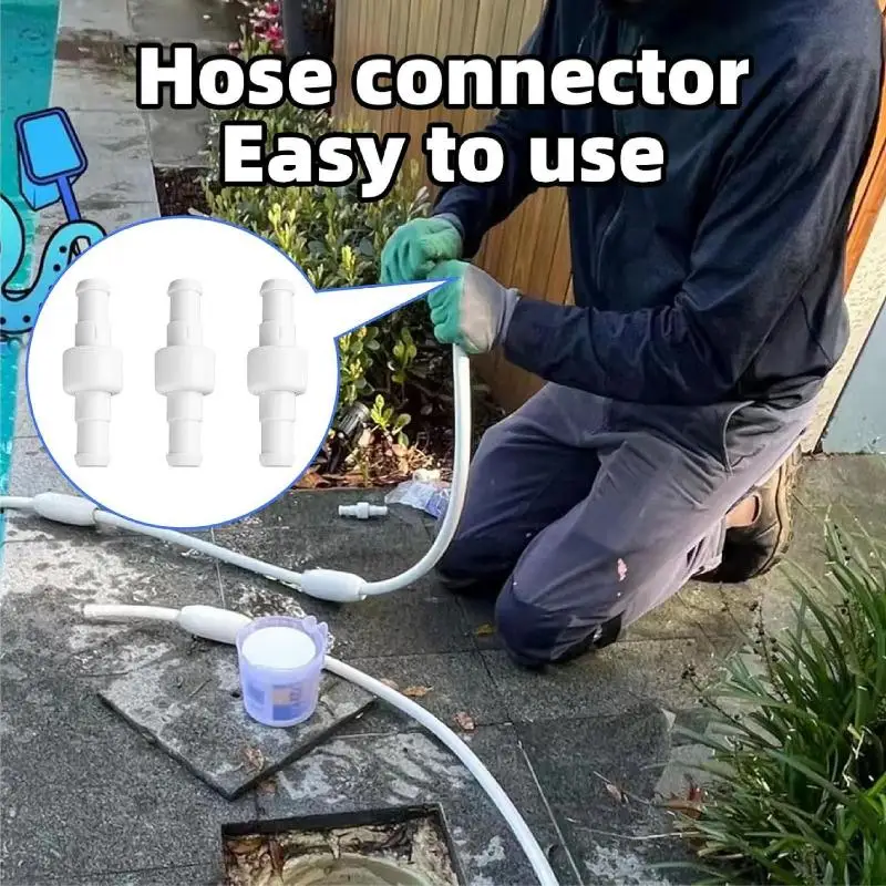 Kit de raccordement de tuyau de piscine efficace, entretien de la piscine, nettoyage de la piscine, construction en plastique pour les nettoyeurs de piscine POLARIS