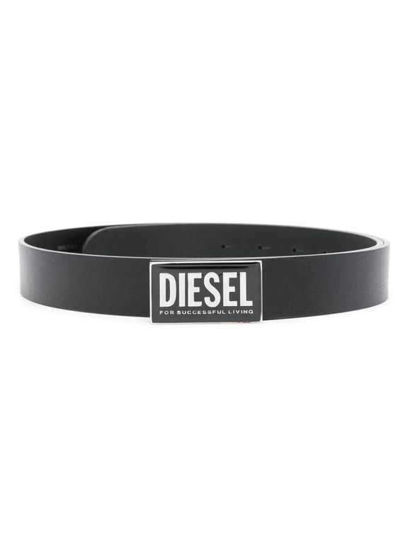 'B-Glossy Ii' Belt - Black - DIESEL Belts