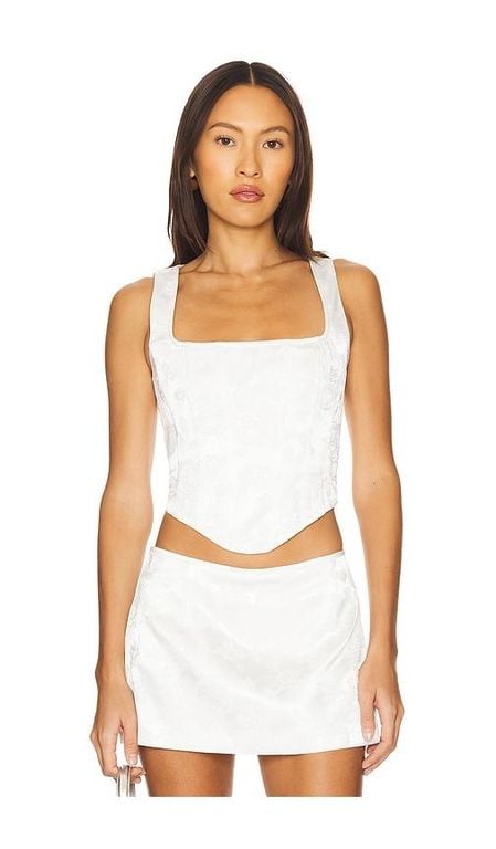 Kelly Corset - White - I.AM.GIA Tops