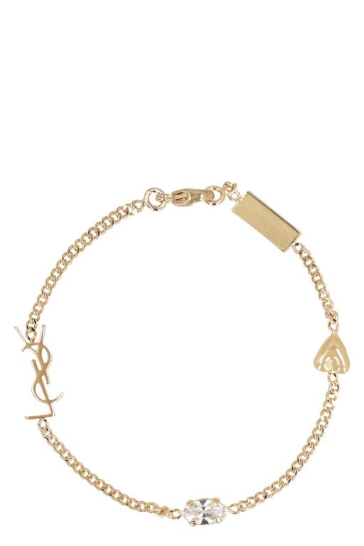 Decorative Charms Bracelet - Metallic - Saint Laurent Bracelets