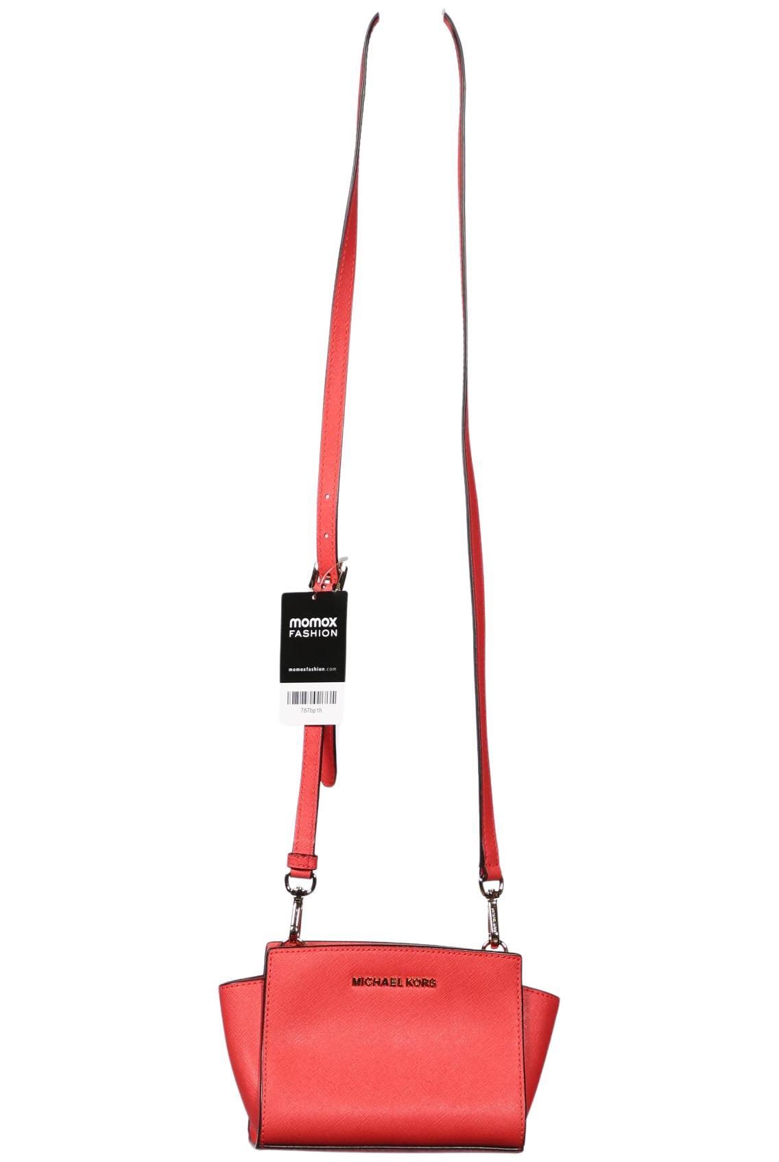 Michael Michael Kors Damen Handtasche klein Leder, Gr. , Rot, kein / Etikett / Leder