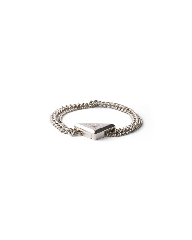 Metal Bracelet - White - Prada Bracelets