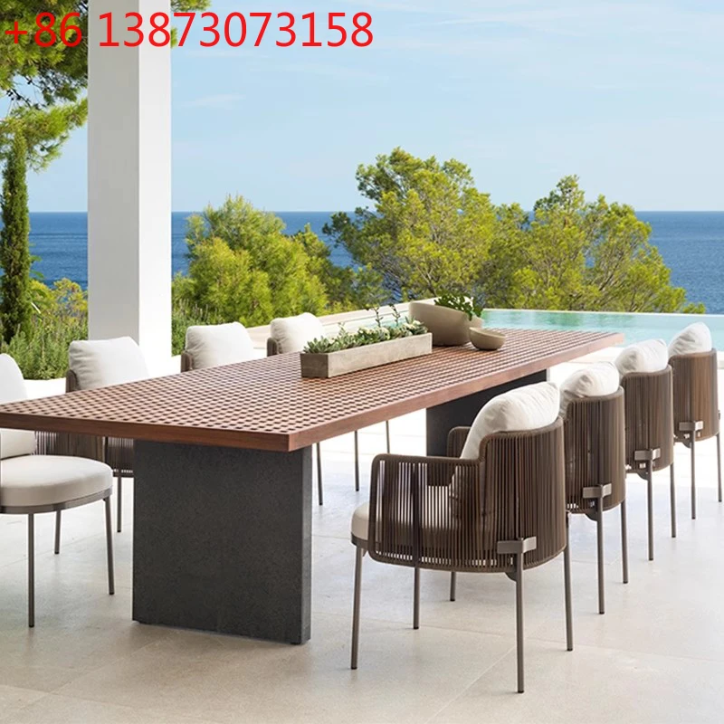 Ensembles de mobilier de jardin design pour salon, mobilier de jardin moderne pour restaurant mobile, mobilier de jardin de luxe, mobilier commercial