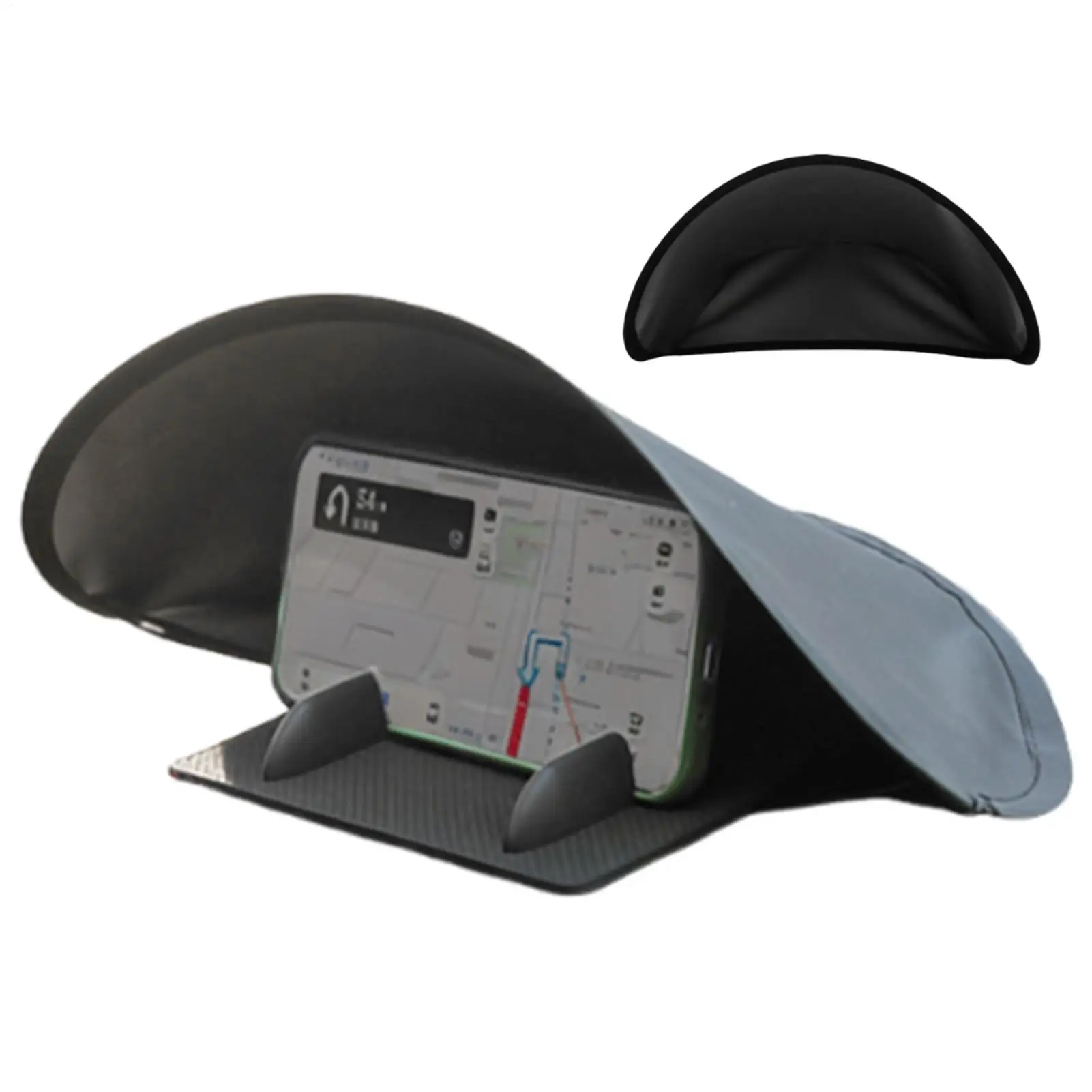 Car Smartphone Sunshade Foldable Anti-Glare Cover Car Smartphone Sun Shield for Automotive SUV Dashboard Driving Navigation