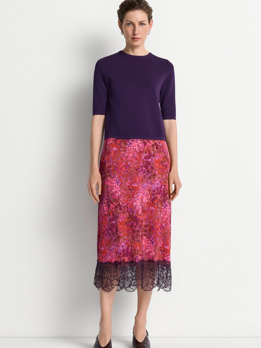 Rich & Royal Midirock Damen rot, XL