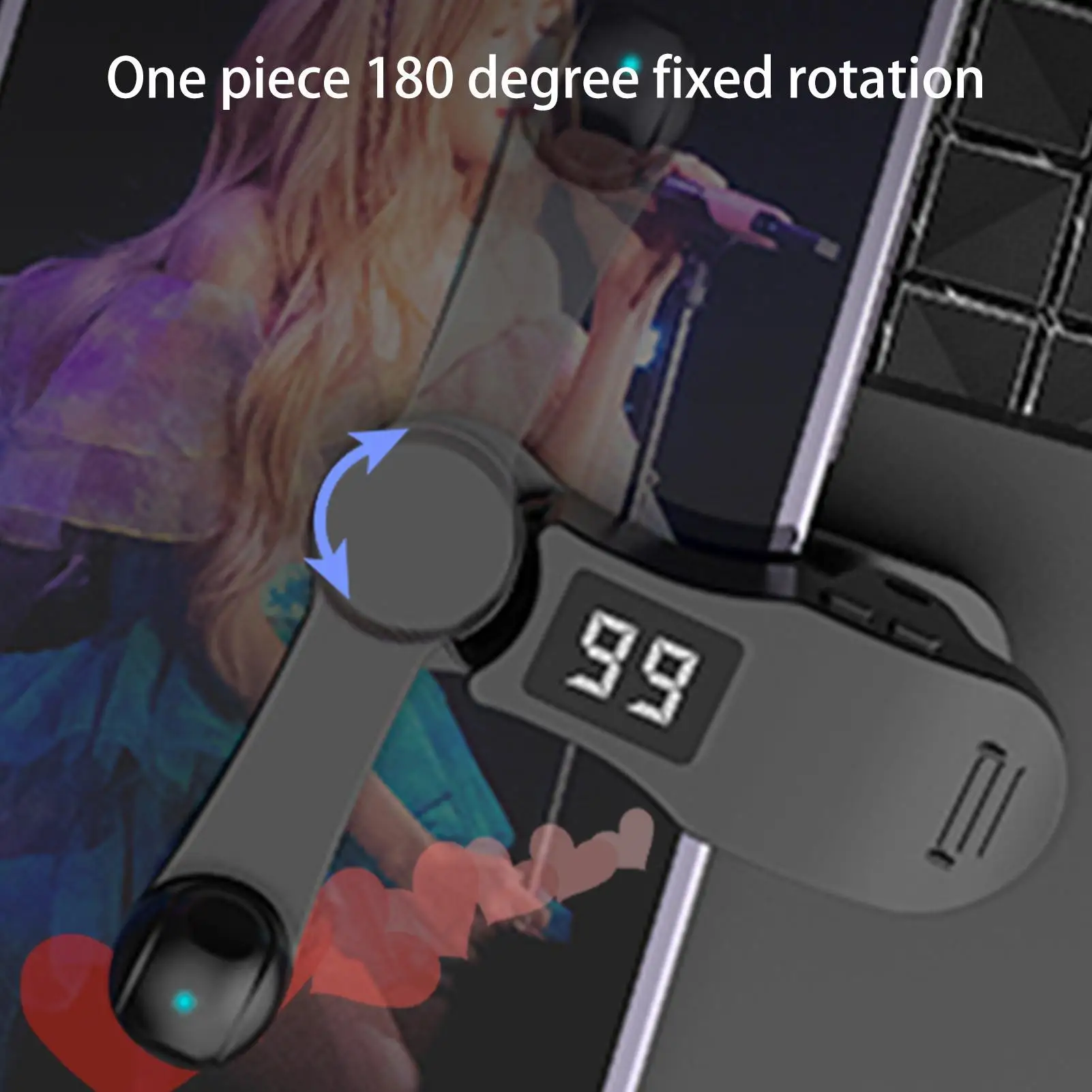 Auto Screen Clicker for Smart Phone Apps Video Live Streaming Gadget USB Simulator Smartphone Game Screen Touch Tripods Tapper