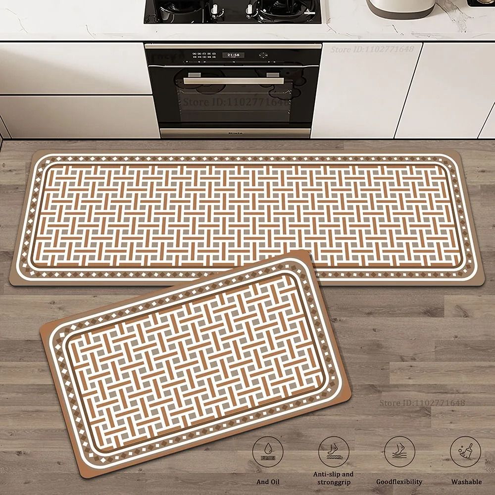 Non Slip Absorbent Kitchen Floor Mat Washable Runner Rug For Kitchen And Entryway a 19.7 63.0 In