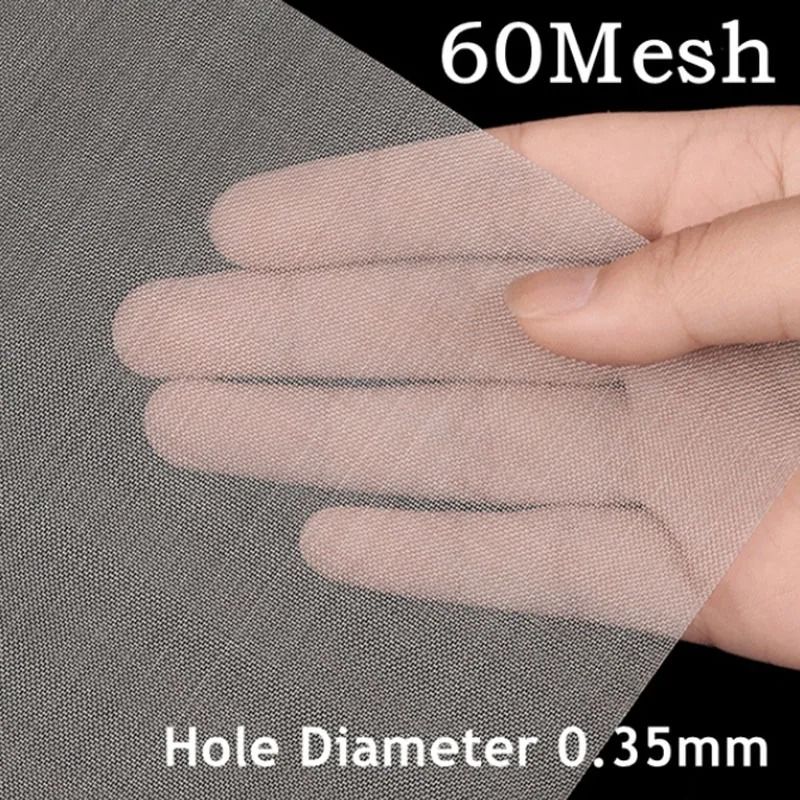 Stainless Steel Woven Wire Mesh Sheet For Filter Repair And Sieve Use 60 Mesh