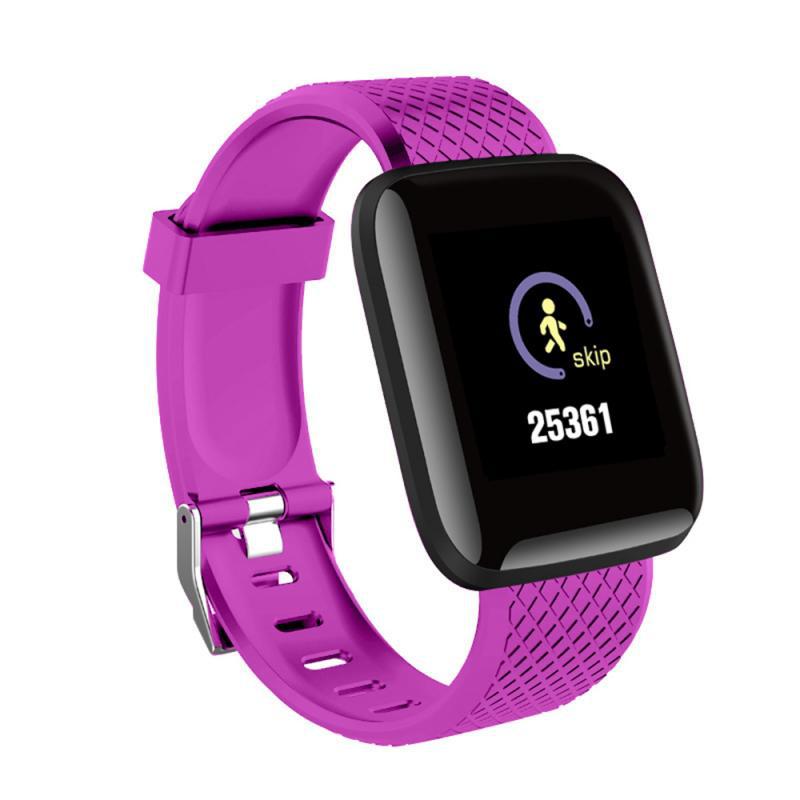 Smart Fitness Tracker Waterproof Smart Watch With Heart Rate Monitor & Multi Sport Modes purple