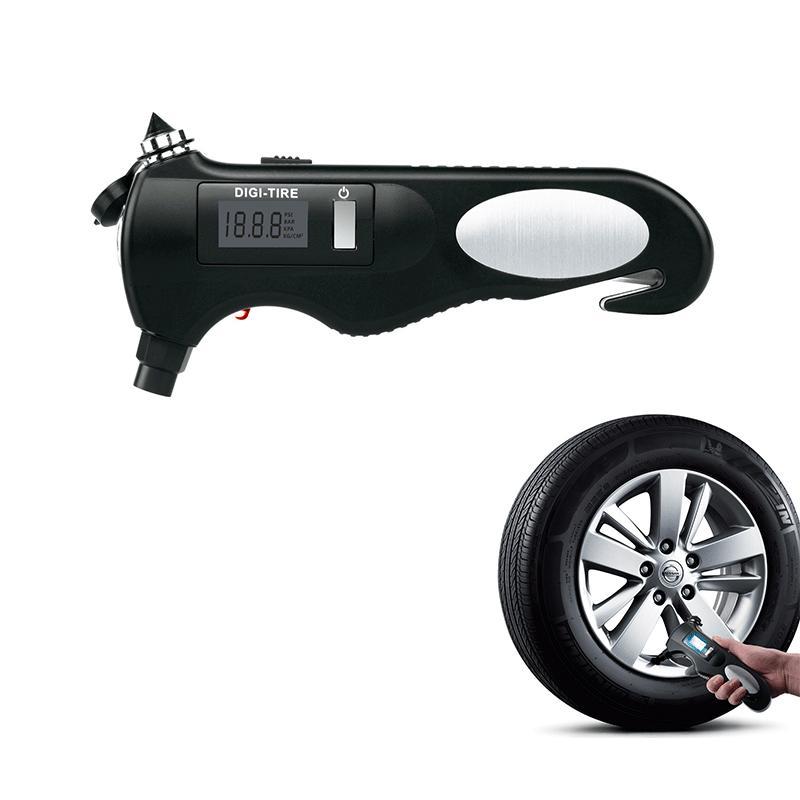 SmartDrive Digital Tire Pressure Gauge & TPMS Monitor For Cars, SUVs & Motorcycles jz 409b
