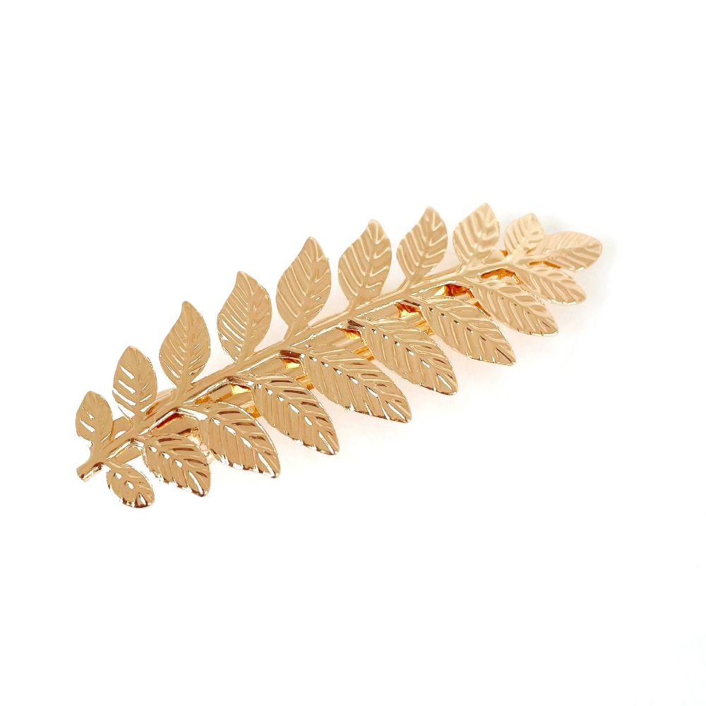 Retro Gold Leaf Goddess Headband Greek Bridal Crown Tiara Hair Accessory d