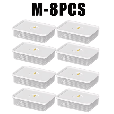 Multi Purpose Airtight Freshness Container For Deli Meats, Cheese & Cold Cuts m 8pcs